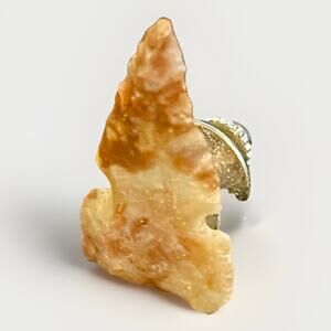 Authentic Arrowhead Vintage Jewelry Pin / Brooch- Native American Collectible 1”